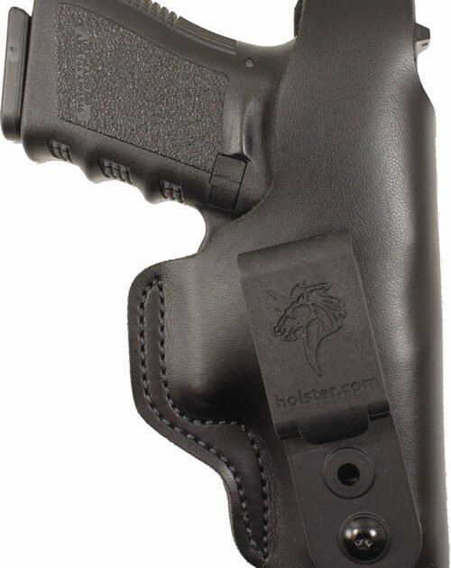 DESANTIS DUAL CARRY II HOLSTER - IWB/OWB RH LTHR GLK 4343X BLK