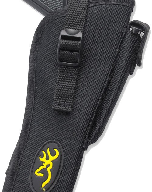 BROWNING BELT HOLSTER W/MAG - POUCH BUCK MARK PISTOL RH BLCK