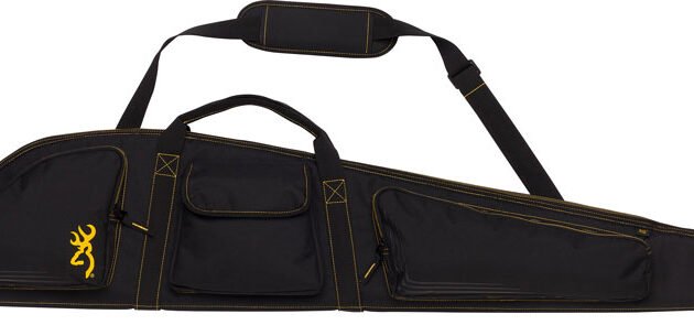 BROWNING BUCK MARK LOGO GUN - CASE 50" RIFLE BLK/GLD W/SLING