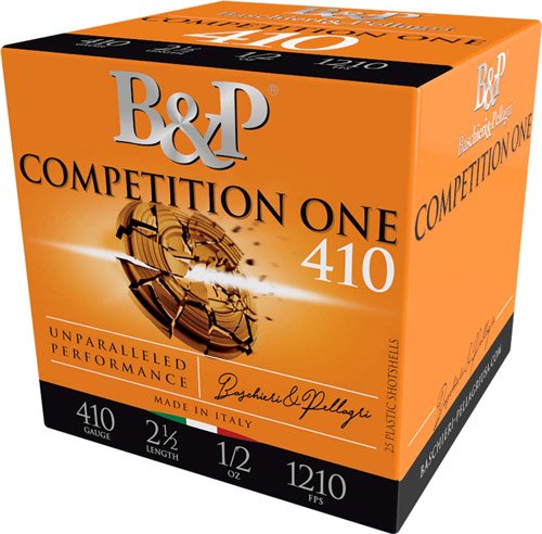 B&P 410 2.5" 1/2OZ #8 - 1210FPS 250RD CASE LOT
