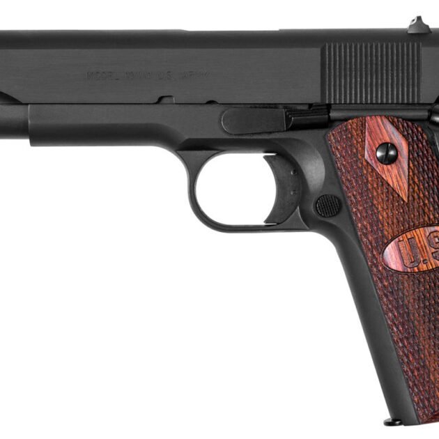 AO 1911A1 GI 9MM 5 U.S. LOGO WOOD GRIPS 9RD