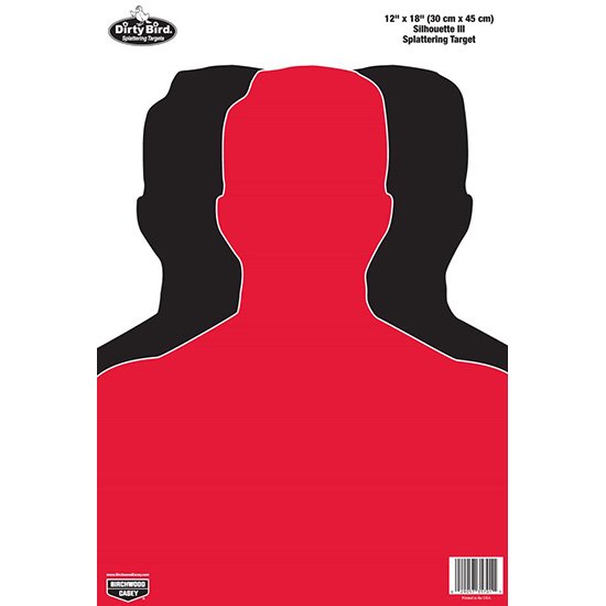 BIRCHWOOD CASEY DIRTY BIRD 12X18 SILHOUETTE