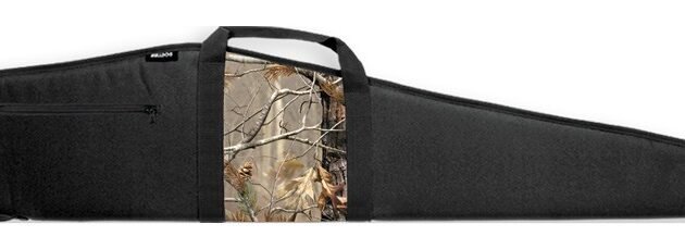BULLDOG DELUXE RIFLE CASE 44" - BLACK W/ APHD CAMO PANEL