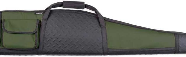 BULLDOG ARMOR RIFLE CASE 48" - GREEN W/ BLK EXTRA THICK PAD