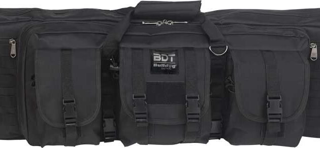 BULLDOG 43" SINGLE TACTICAL CS - 3 LARGE ACCESS POCKETS BLACK