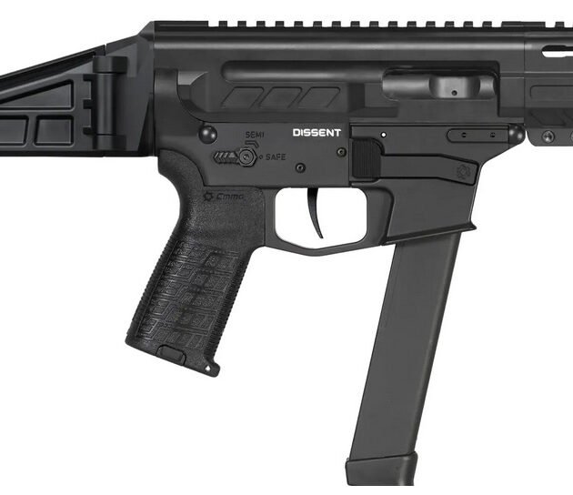 CMMG DISSENT MKGS PISTOL 9MM 6.5 ARMOR BLK BRACE