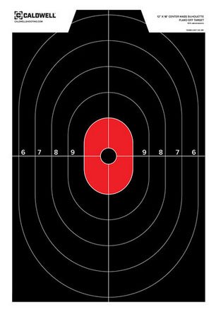 CALDWELL SILHOUETTE CENTER MASS TARGET 8PK