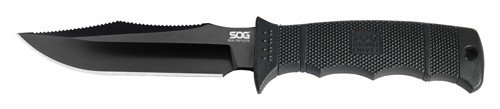 SOG KNIFE SEAL PUP ELITE - BLACK W/SHEATH