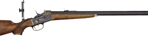 PEDERSOLI "JOHN BODINE" 45-70 - ROLLING BLOCK 30" WALNUT