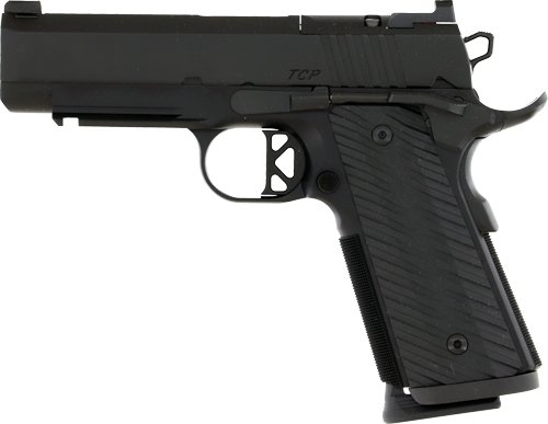CZ DAN WESSON TCP OR 45ACP 4" - FS BLACK DUTY FINISH 8RD MAG