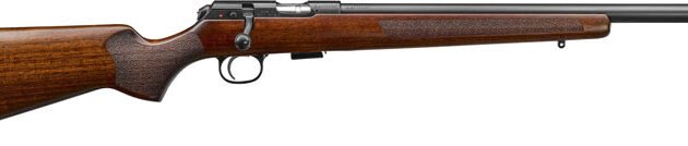 CZ 457 AMERICAN VARMINT 22WMR - 21" WALNUT STOCK 5RD MAG