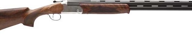 STEVENS 555E O/U 16GA 28" MC5 - SILVER ENGRAVED/WALNUT