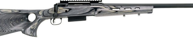 SAVAGE 220 SLUG 20GA. 22" < - W/RAIL MATTE W/GREY LAM T-HOLE