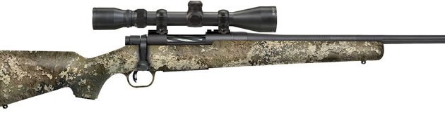 MOSSBERG PATRIOT BANTAM COMBO - 7MM-08 20" 3-9X40 BLUED/STRATA