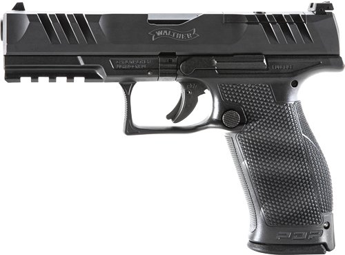 WALTHER PDP OR 9MM 5" - 10-SHOT BLACK POLYOMER FRAME
