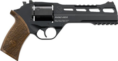 CHIAPPA RHINO 60DS 10MM - 6" ADJ. SIGHT BLACK/WALNUT.