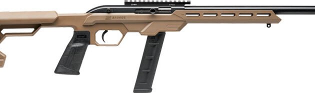 SAVAGE 64 PRECISION 22LR 20RD - 16.5" HB SYNTHETIC CHASSIS FDE