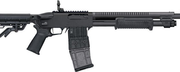 MOSSBERG 590RM TACTICAL 12GA - 18.5" ADJ STK 10-SHOT MAG