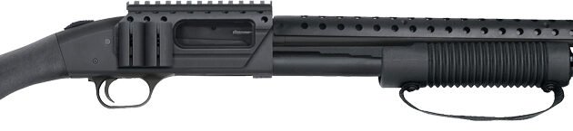 MOSSBERG 590 SHOCKWAVE SPX - 12GA 3" 6RD W/BREACHER BLUED