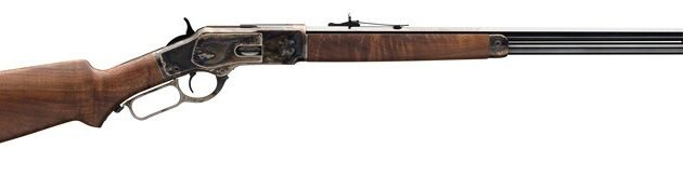 WINCHESTER 1873 SPORTER 357/38 - SP OCT/BLUED 24" CASE COL PG