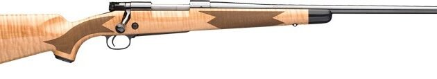 WINCHESTER MODEL 70 SUPER - GRADE MAPLE 243 WIN 22" BLUED