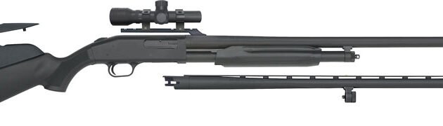 MOSSBERG 500 COMBO 12GA 3" - 28"VR 24"RIFLED & 2.5X20 SCOPE