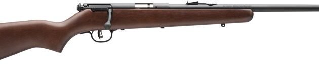 SAVAGE MARK I-GY YOUTH 22LR - 19" ACCU TRIG BLUED/HARDWOOD