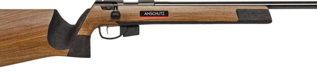 ANSCHUTZ 1761 HB MSR 22LR - 21.4" BLUED/WALNUT 2-STG
