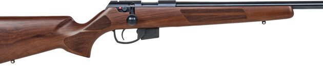 ANSCHUTZ 1761 D HB 17HMR - 18" TB BLUED/WALNUT CLASSIC
