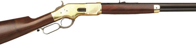 CIMARRON 1866 YELLOWBOY 44SP - 20" OCTAGON BRASS/BLUED WALNUT