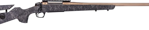 CVA CASCADE LR HUNTER 7MM RM - 24" RAIL BRNZ/BLACK W/BRNZ WEB