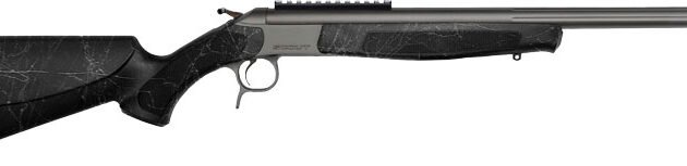 CVA SCOUT TD 350 LEGEND 20" - W/RAIL TUNGSTEN/BLK WEB
