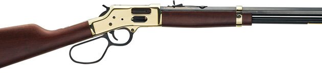 HENRY H6 BIG BOY BRASS 45LC - SIDE GATE 20" LARGE LOOP WLNT