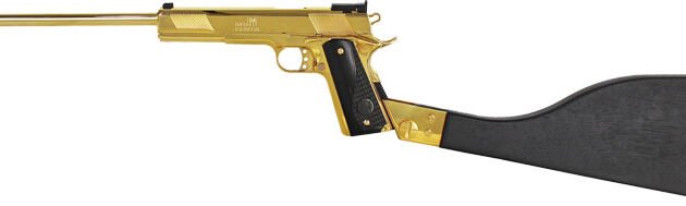 IVER JOHNSON EAGLE XL45 45ACP - CARBINE 16" BBL 24K GOLD