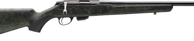 TIKKA T1X 22LR 20" THREADED - BLUED/ROUGHTECH EMERALD