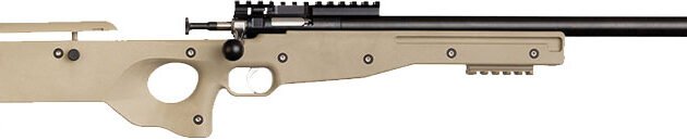 CRICKETT PRECISION RIFLE 22LR - BLUED/FDE THREADED BARREL