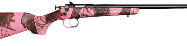 CRICKETT RIFLE G2 22LR - BLUED/MOSSY OAK PINK BLAZE