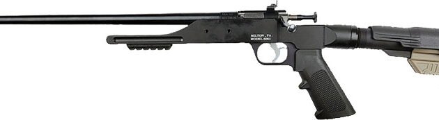 CRICKETT RIFLE G2 22LR BLUED/ - BLACK SYNTH LEFT HAND W/RAIL