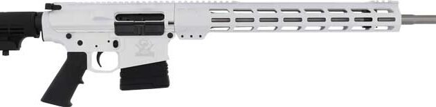 GLFA AR10 RIFLE 6.5CM 20" S/S - BBL 10-SHOT WHITE