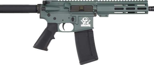 GLFA AR15 PISTOL 223 WYLDE - 7.5" NITRIDE BBL CHARCOAL GRN