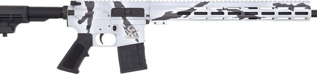 GLFA AR15 RIFLE 223 WYLDE - 16" NIT BBL PURSUIT SNOW CAMO
