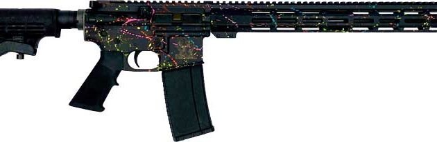 GLFA AR15 SPLATTER 223 WYLDE - 16" 1:8 NIT BBL BLACK