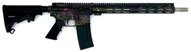 GLFA AR-15 223WYL 16 SS SAVED SPLATTER BLK 30RD