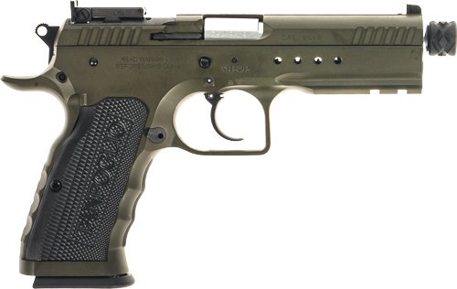 TANFOGLIO TACTICAL PRO 9MM - 4.9" 17/20RD STEEL THREADED