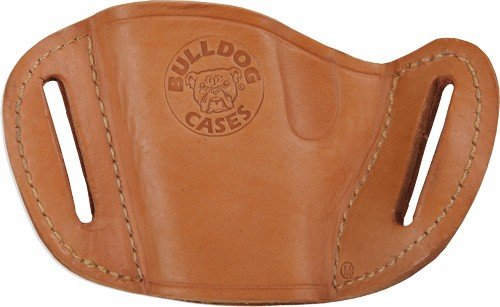 BULLDOG BELT SLIDE HOLSTER TAN - RH SMALL & MINI AUTOS