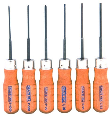 GRACE USA SCREWDRIVER SET - MICRO SET OF 6