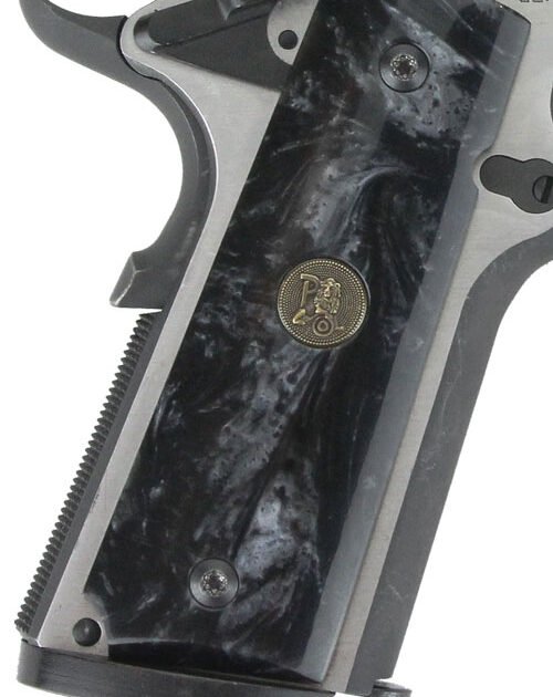 PACHMAYR GRIPS 1911 FULL SIZE - BLACK PEARL SMOOTH