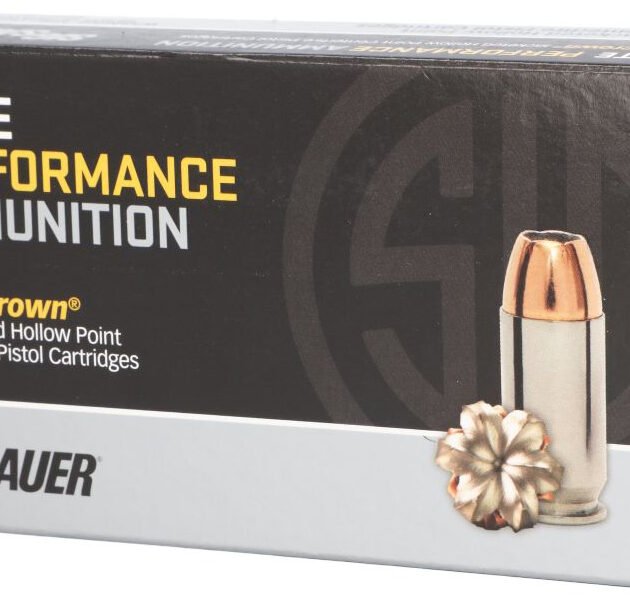 SIG AMMO 40SW 165GR ELITE V-CROWN JHP 50/20