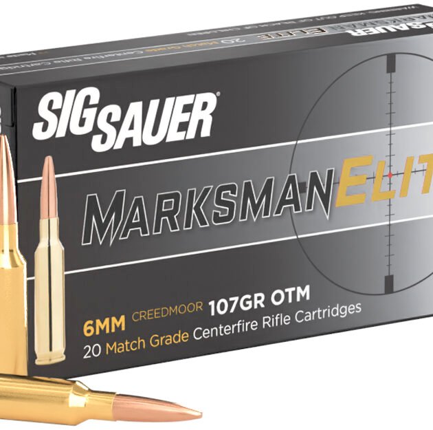SIG AMMO 6MMCREED 107GR ELITE MATCH OTM 20/10