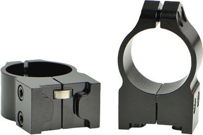 WARNE RINGS 1" RUGER MEDIUM - NO.1/MINI14/BLACKHAWK MATTE